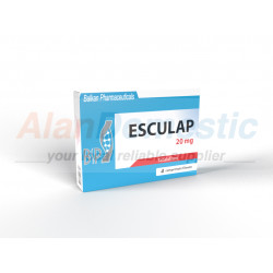 Balkan Pharma Esculap, 1 blister, 5 tabs, 20 mg/tab