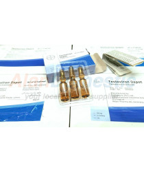 Testoviron Depot, 1 box, 3 ampoules, 1ml, 250 mg/ml..