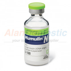 Humulin N, 1 vial, 10ml, 100 iu/ml