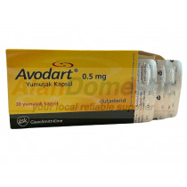 Avodart, 1 box, 30 soft capsules, 0.5 mg/capsules..