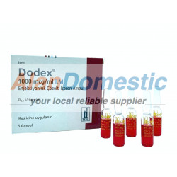 Dodex, 1 box, 5 ampoules, 1 ml, 1000 mcg/ml